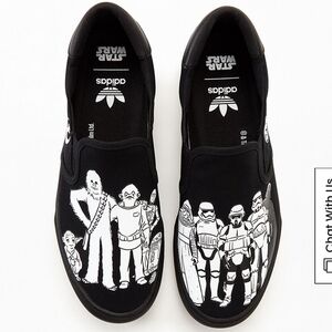 Adidas Star Wars Black Slip-On Shoes